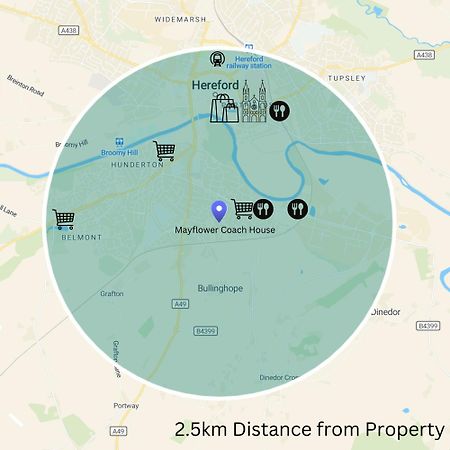 Hereford - Mayflower Coach House, Modern 2 Bedroom Property With Parking, Located South Of Hereford City, Suitable For Small Family, Couple Or Contractors - Sleeps Up To 5 Guests - Hosted By Rentmyhouse Dış mekan fotoğraf